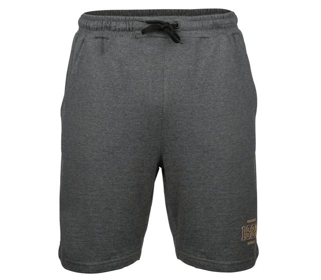 Gilbert Rugby 200 Year Anniversary Leisure Short by Gilbert with an elastic waistband and black drawstring, crafted from high-quality materials. The shorts feature a small "1892" graphic on the left leg, celebrating the bicentennial collection.