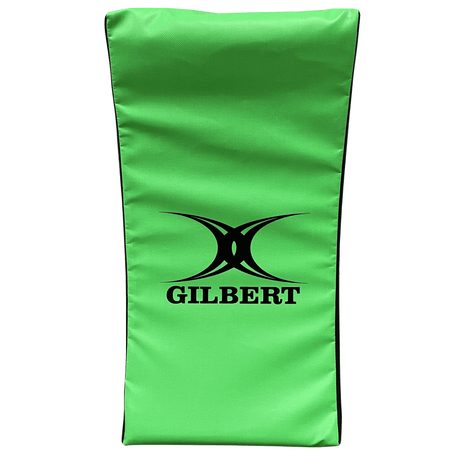 Bright green rectangular padded tackle bag with the black "Hadar" logo in the center, perfect for training hit shield exercises and mastering clearing out techniques. 

Note: While I have maintained the structure largely, it's important to mention that your provided 'Product Name' suggests a change in shape from rectangular to curved. If you would like that detail included, please confirm or let me know!
