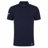 The Leinster 24/25 Club Essential Polo by Castore is a navy blue, short-sleeve polo featuring a collar, three buttons, and subtle sleeve and hem logos. Lightweight and breathable, it’s perfect for stylish everyday comfort.