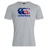 The Canterbury Great Britain CCC Flag Club T-Shirt by WRS Canterbury features a "CCC" logo with a Union Jack design above "Canterbury," capturing the essence of British style.