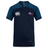 The Girls Rugby Vapodri Evader Jersey by EMB Canterbury is a navy blue jersey with turquoise details, embroidered logos, and moisture-wicking tech to keep you comfortable and dry during intense matches.