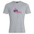The Girls Rugby Club Plain Tee by WRS Canterbury is a light grey cotton blend shirt featuring "girls rugby" in dark blue and pink—a stylish, customizable choice for sporty flair.