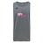 The Girls Rugby Tempo Vapodri Singlet by Canterbury, from WRS Canterbury, is made of recycled polyester and features VapoDri technology. It has a sleeveless gray design with "girls rugby" in pink and white text and the Canterbury logo on the top left.
