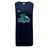 The Endicott College Tempo Vapodri Singlet by WRS Canterbury is a navy blue tank top made from recycled polyester, featuring a green and blue gull logo, "GULLS" on the front, and a Canterbury logo on the shoulder.