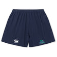 The Endicott College Yokohama Short by EMB Canterbury features an elastic waistband, Canterbury logo on the left leg, and Gulls logo on the right—perfect for fans seeking authentic Yokohama Short style.