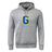The WRS Canterbury Gretna United Rugby Club Hoodie features a gray design with a large blue and gold "G" and "Gretna United Rugby" printed on the front.
