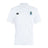The Gretna United Rugby Club Dry Polo by EMB Canterbury features short sleeves, a collar, Vapodri technology for breathability, the Canterbury logo on the right chest, and a blue and yellow "G" logo with text on the left chest.