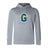 The Gretna United Rugby Club Lightweight Hoodie by WRS Canterbury is a light gray, lightweight hoodie with a large blue and yellow "G" logo and "Gretna United Rugby" printed on the front.