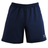 The Gilbert Evo Shorts by Gilbert are made from lightweight, breathable fabric with an elastic waistband and a reflective logo on the lower left leg—perfect for modern rugby players.