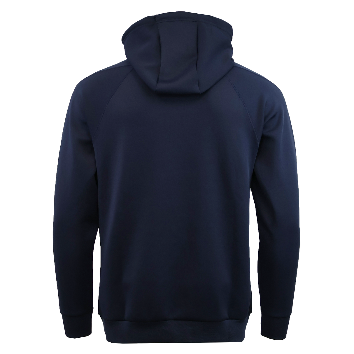 The Gilbert GTS Pullover Hoodie by Gilbert is shown from the back in plain navy blue against a white background, offering athletic style and comfort ideal for everyday wear.