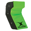 The Gilbert Rugby Green Technique Wedge by Hadar, a green and black foam tackle shield, is an essential tool for perfecting your tackling technique.