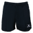 The Gilbert Kiwi Pro Rugby Shorts are made from 100% cotton and feature an elastic waistband with a subtle logo on the lower left side. These black shorts by Gilbert offer comfort and style for sports or casual wear.