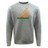 A comfortable grey Wallabies Fleece Crewneck Sweatshirt featuring the word "Wallabies" on it, combining both comfort and style from WRS Augusta.