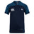 The EMB Canterbury Holy Cross Vapodri Evader Jersey features a navy and dark blue design, short sleeves, "Canterbury" and "HC" chest logos, "Vapodri" near the hem, and advanced moisture-wicking technology for superior comfort.