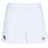The Holy Cross Advantage Rugby Shorts by EMB Canterbury feature an elastic waistband, the Canterbury logo on the left leg, and an "HC" emblem on the right.