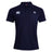The Holy Cross Waimak Polo by EMB Canterbury is a navy blue short-sleeve rugby polo with the Canterbury logo on the right chest and "HC" initials on the left chest.