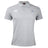 The Holy Cross Waimak Polo by Canterbury is a light grey short-sleeve rugby polo with a collar, featuring the EMB Canterbury logo on the right chest and an "HC" emblem on the left, inspired by the classic CCC Waimak Rugby Polo.