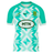 Just In: A green and white geometric-patterned **Springboks Replica Away Jersey by Nike** featuring the **Nike** logo, MTN sponsorship, a Springboks emblem, and the message "Stronger Forever" on the collar.