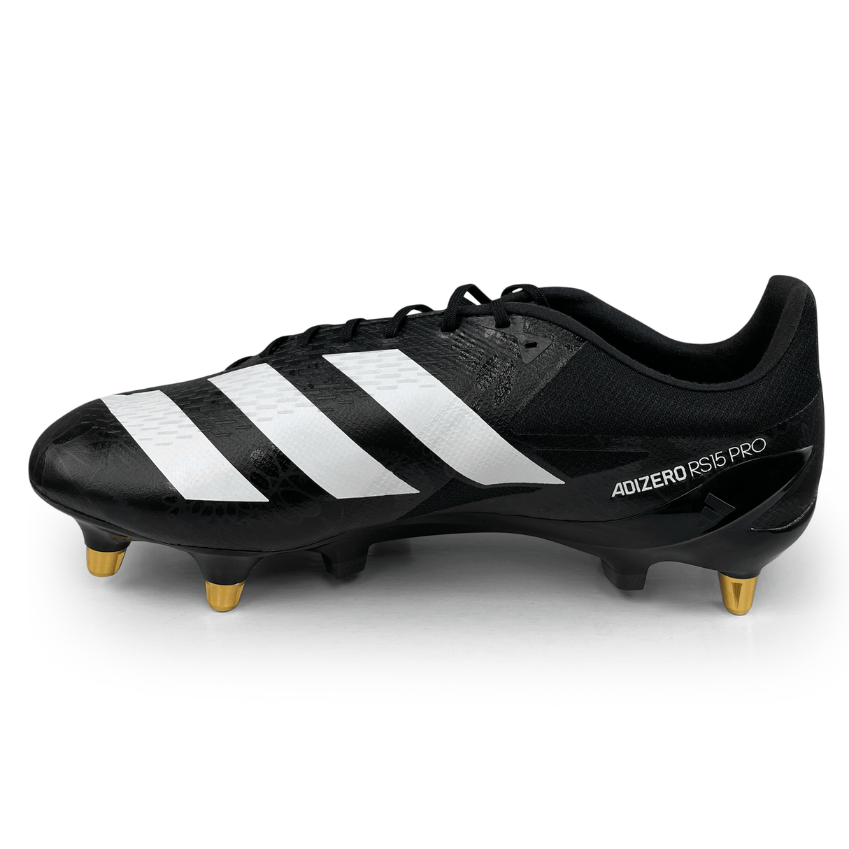 Adidas Adizero RS15 Pro 23 Rugby Cleat Soft Ground Rugby Boot Core Black White Carbon 16