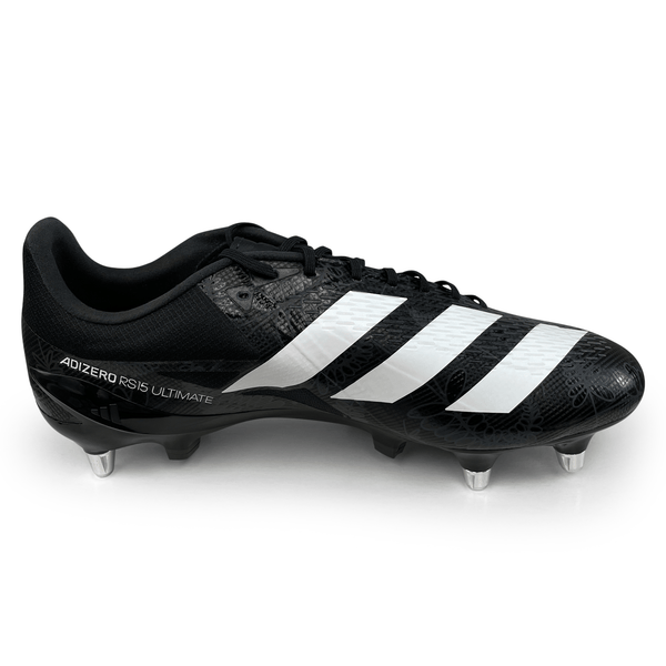 adidas adizero RS15 Ultimate Rugby Cleat Soft Ground Boot Core