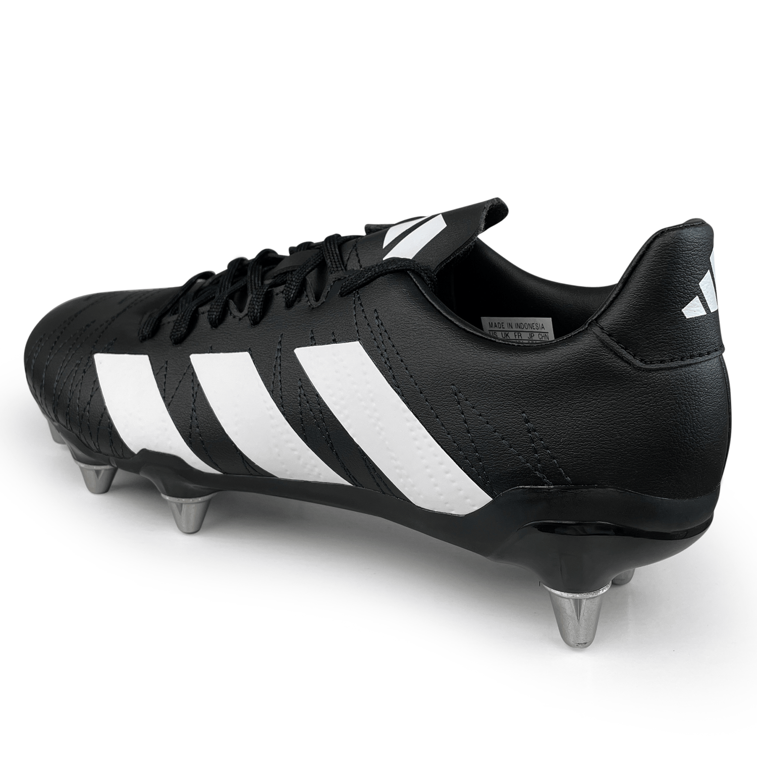 adidas Kakari Rugby Cleat - Soft Groudn - Core Black/White