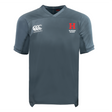 The EMB Canterbury Howard University Vapodri Evader Jersey features a moisture-wicking VapoDri finish, the iconic Canterbury logo on the left, and a red "H" with "Howard Rugby" text on the right.