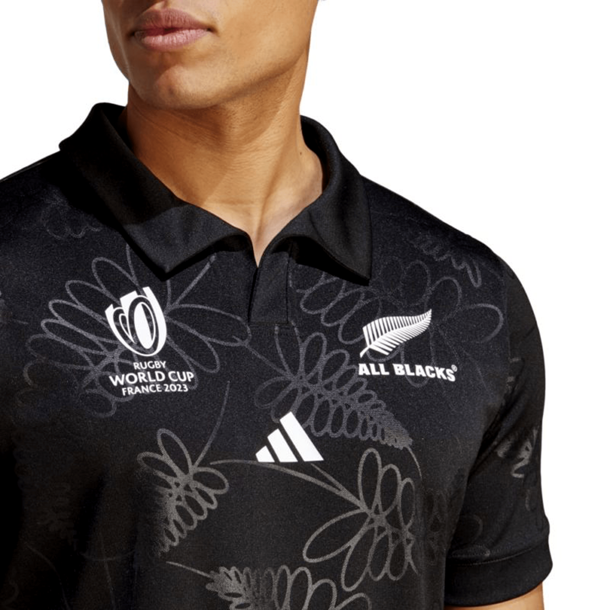 All Blacks Home Jersey 22/23 by adidas  Official New Zealand Rugby Replica  Shirt - Black - World Rugby Shop