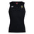 The EMB Canterbury Hornets Rugby Club Club Dry Singlet is black and sleeveless, featuring a yellow and white hornets logo on the left chest and a white Canterbury logo on the right—ideal for athletic gear collections.
