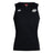 Sleeveless black Clarksville Headhunters Club Dry Singlet by EMB Canterbury featuring a white "Canterbury" logo on the right chest, circular "AH" logo on the left chest, and advanced Vapodri Technology for top athletic performance.