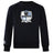 The Austin Huns Rugby Club Crew Sweatshirt by WRS Canterbury is a black crew with a large embroidered Huns Rugby crest on the chest and a small Canterbury logo on the left sleeve.