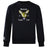 The Hornets Rugby Club Club Crew Sweatshirt by WRS Canterbury is an ultra-soft black sweatshirt with a large hornet graphic, "Hornets Rugby Club 1977" on the front, and an embroidered CCC logo on the left sleeve.