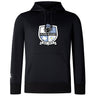 The Austin Huns Rugby Club Lightweight Hoodie by WRS Canterbury features the Huns logo with a spartan helmet, rugby ball, Texas symbol, and "Huns Rugby Est. 1972" on the front, plus a convenient kangaroo pocket.