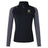 Black and grey long-sleeve Hornets Rugby Club Women's Elite First Layer by Canterbury with moisture-wicking VapoDri, embroidered club logo on left chest, and EMB Canterbury logo on right shoulder.