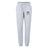 The Austin Huns Rugby Women's Leisure Sweatpant by EMB Canterbury features light gray organic cotton, a drawstring waist, and a Canterbury logo crest on the right thigh.