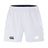 The Clarksville Headhunters Advantage Short 2.0 by EMB Canterbury features an elastic waistband, side pockets, dual front logos, and recycled content for sustainable style—perfect as a performance training short.