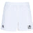 The Austin Huns Rugby Professional Polyester Rugby Short by EMB Canterbury features an elastic waistband, Canterbury logo on the left leg, "Nuns Rugby" crest on the right leg, and convenient pockets.