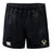 The Hornets Rugby Club Advantage Rugby Shorts by EMB Canterbury feature an elastic waistband, moisture-wicking fabric, the Canterbury logo on the left leg, and the Hornets Rugby Club emblem on the right.