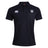 The Austin Huns Rugby Waimak Polo by EMB Canterbury is a black, short-sleeve collared shirt with the CCC Waimak Rugby Polo logo on the right chest and a crest on the left—perfect for rugby fans.