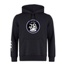 The Helena Youth Rugby Club Hoodie by WRS Canterbury boasts a circular 'Helena Hydra' logo with a hydra illustration on the chest and white stripes on the right sleeve. Made from cozy sweatshirt fleece, it reflects authentic Canterbury branding for a sporty touch.