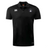 The Helena Youth Rugby Club Dry Polo by EMB Canterbury is a black, breathable short-sleeve polo featuring Vapodri Technology for comfort, with a white Canterbury logo on the right chest and a circular emblem on the left chest.
