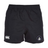 The Helena Youth Rugby Advantage Rugby Shorts by EMB Canterbury feature an elastic waistband, a logo on the left leg, and a circular emblem on the right leg. Made with moisture-wicking fabric for comfort and style during intense workouts.