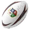 The Icons Maro Itoje Signed British & Irish Lions Rugby Ball is a white ball featuring the team logo, "Since 1888" text, and Maro Itoje’s signature—an authentic memorabilia piece for fans.