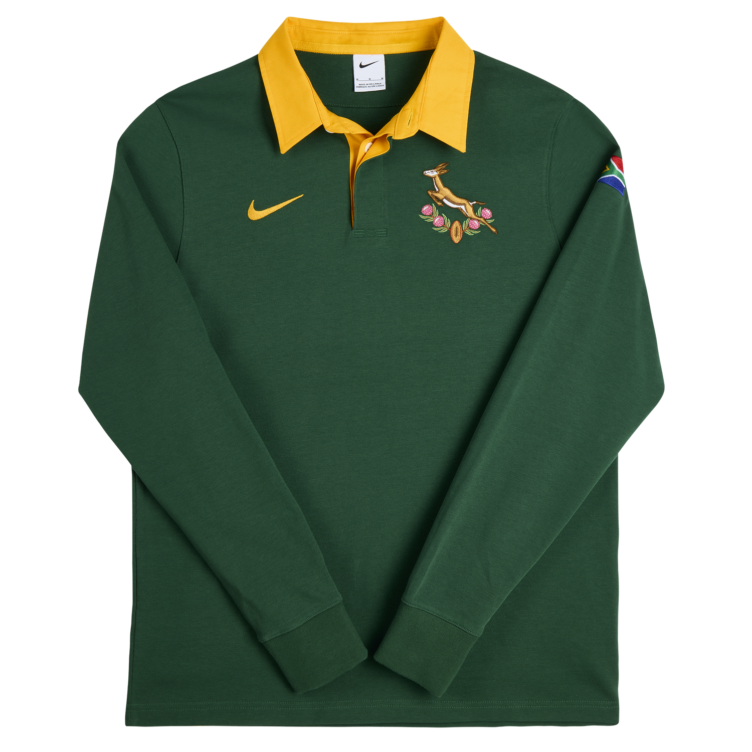 Nike Springboks ラガーシャツ Springboks Home Long Sleeve Rugby Shirt by Nike / World