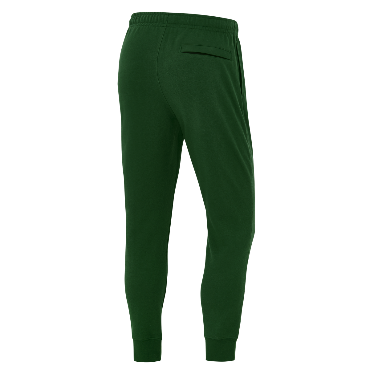 Dark green Nike Springboks Training Pant shown from the back, featuring an elastic waistband, cuffed ankles, and a right-side back pocket—perfect for rugby prep.