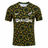 The Nike Springboks 26/27 Pre-Match Top is a short-sleeve rugby jersey with a green, yellow, and black geometric design—ideal as a Springboks pre-match shirt or as official Nike rugby gear.