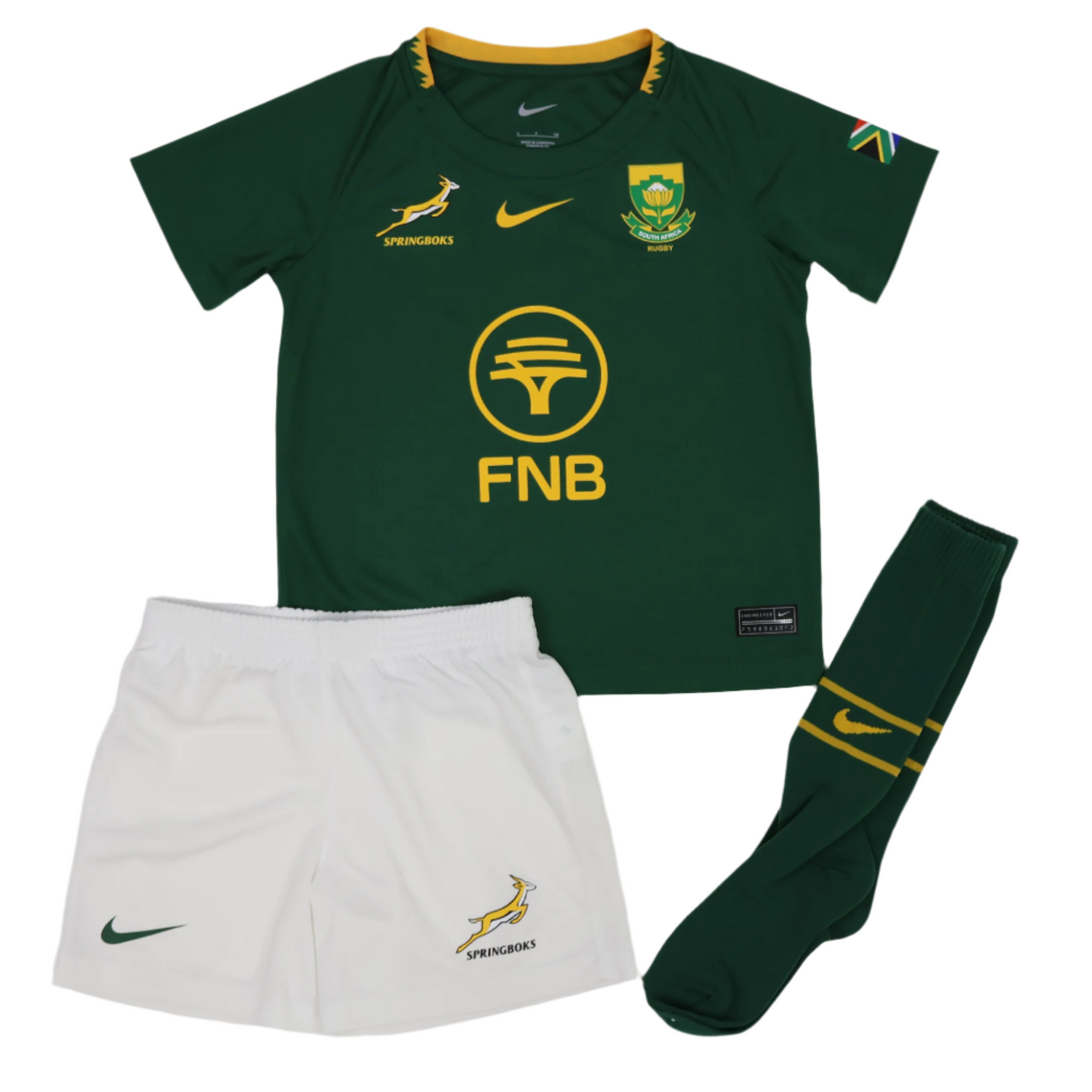 Nike Springboks ラガーシャツ Springboks Authentic Match Home Jersey by Nike / World Rugby