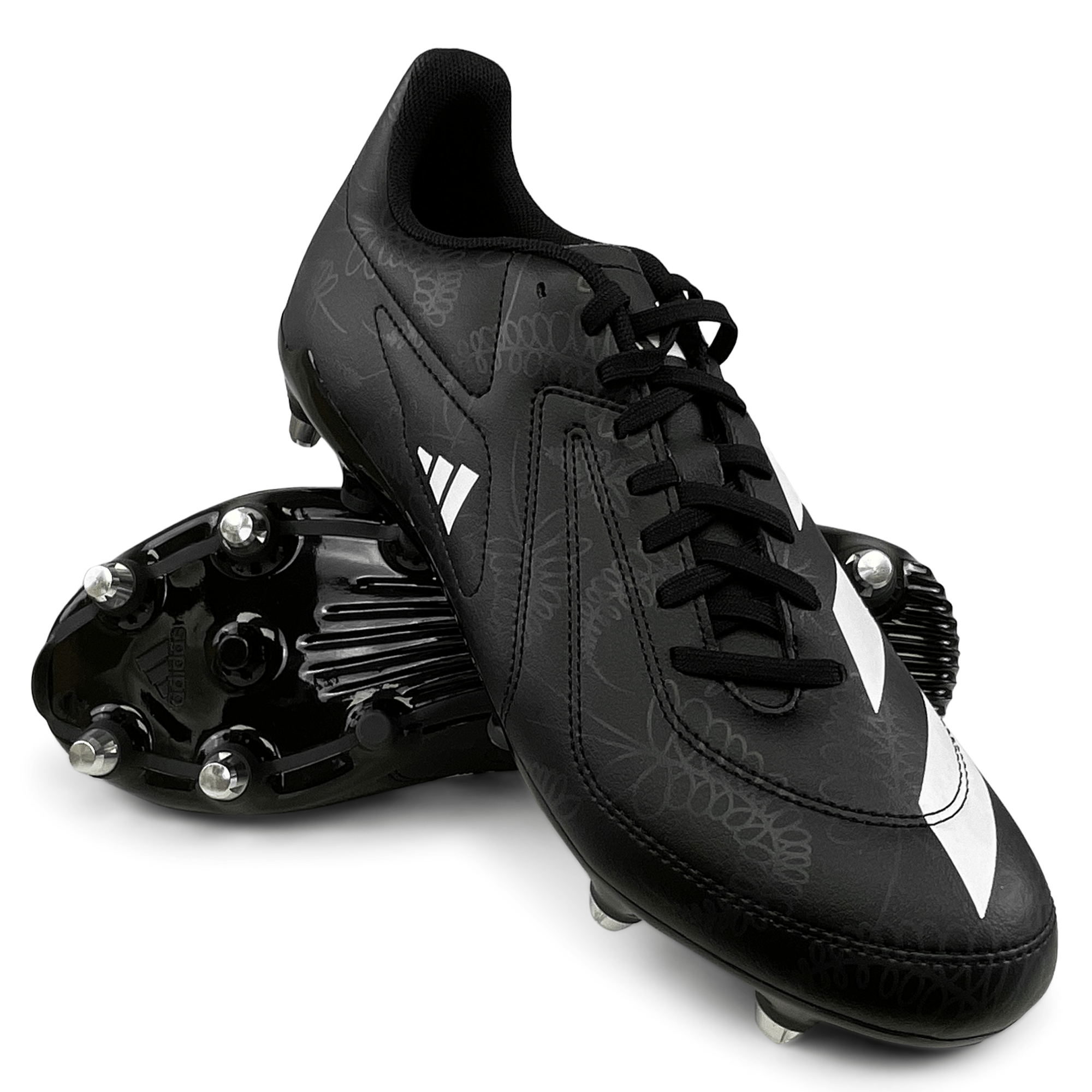 adidas RS15 SG 23 Core Black White Carbon World Rugby Shop