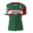 The Nations of Rugby México Supporters Jersey by Admiral features a vibrant green, red, and white design with "México" and "Rugby" boldly printed on the front, complemented by a small Mexican flag. It's the perfect way to show your pride for Mexico's rugby team.