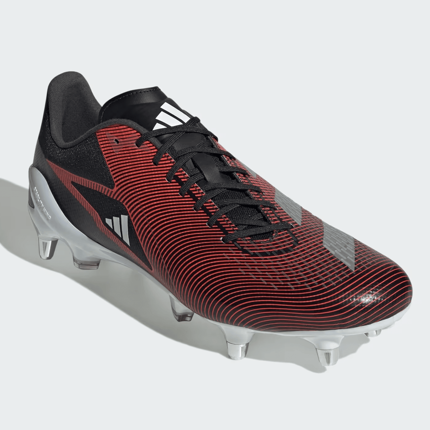 adidas Adizero RS-15 Rugby Cleat - Soft Ground - Better Scarlet adidas Adizero RS-15 Rugby Cleat - Soft Ground - Better Scarlet