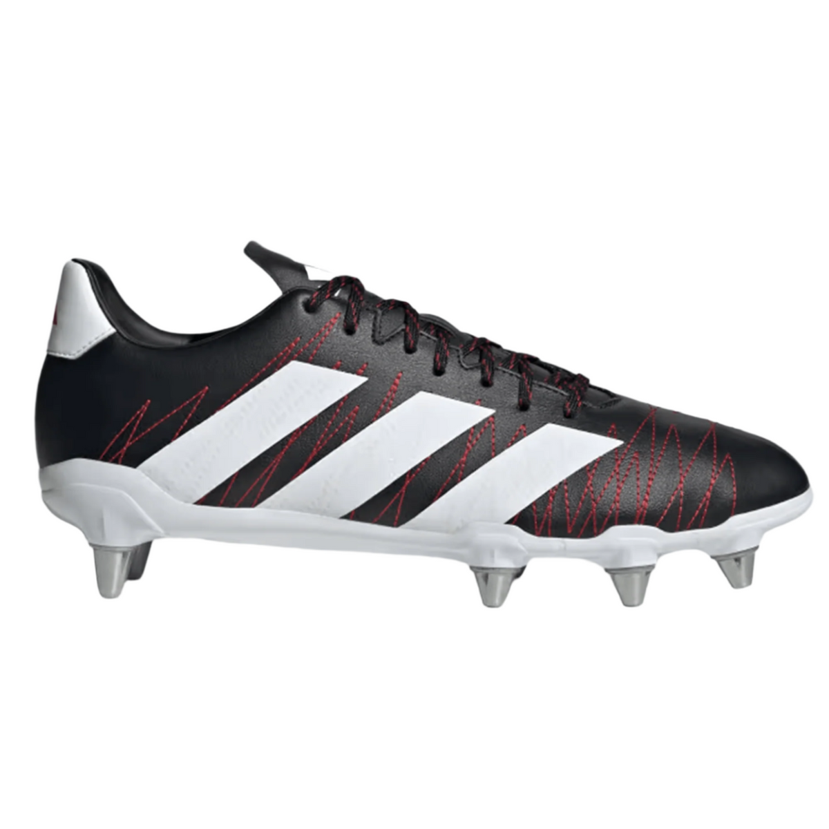 adidas Kakari Rugby Cleat - Soft Ground Boot - Core Black/White/Better ...